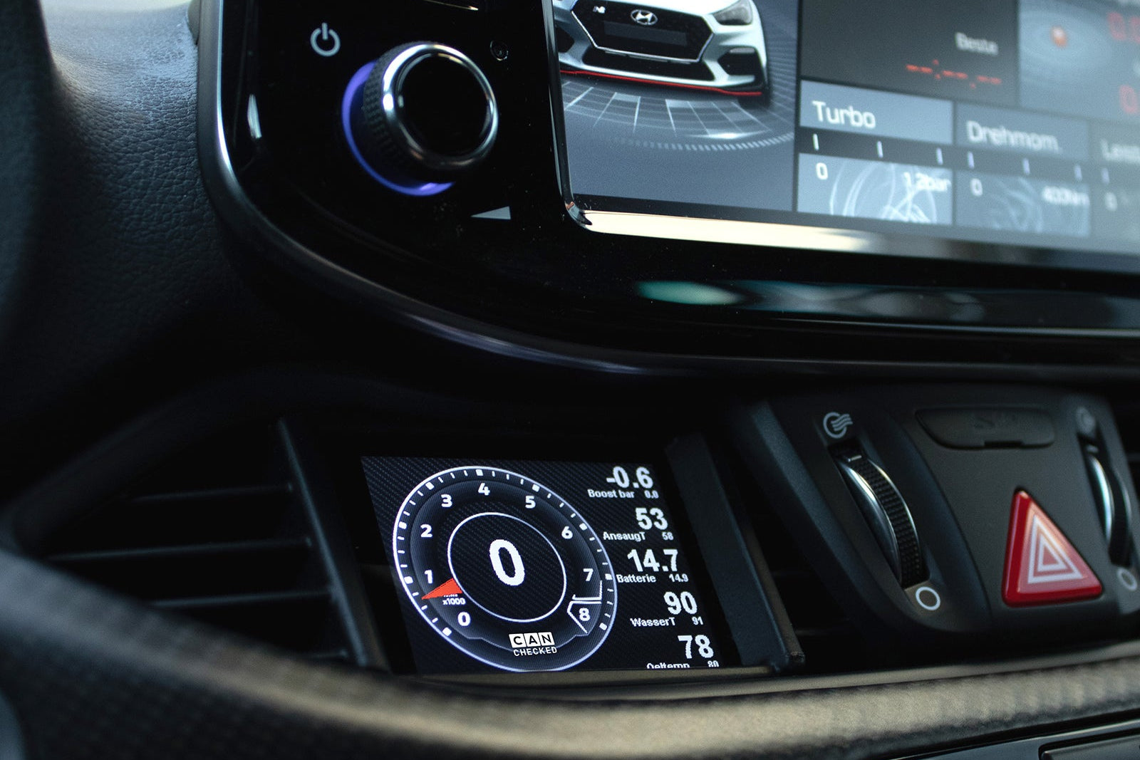 CANchecked Hyundai PD i30N Pre-Facelift MFD28 Multi Function Display | 2.8" Gen2 (LHD)-Interior-Grocery Getter Performance