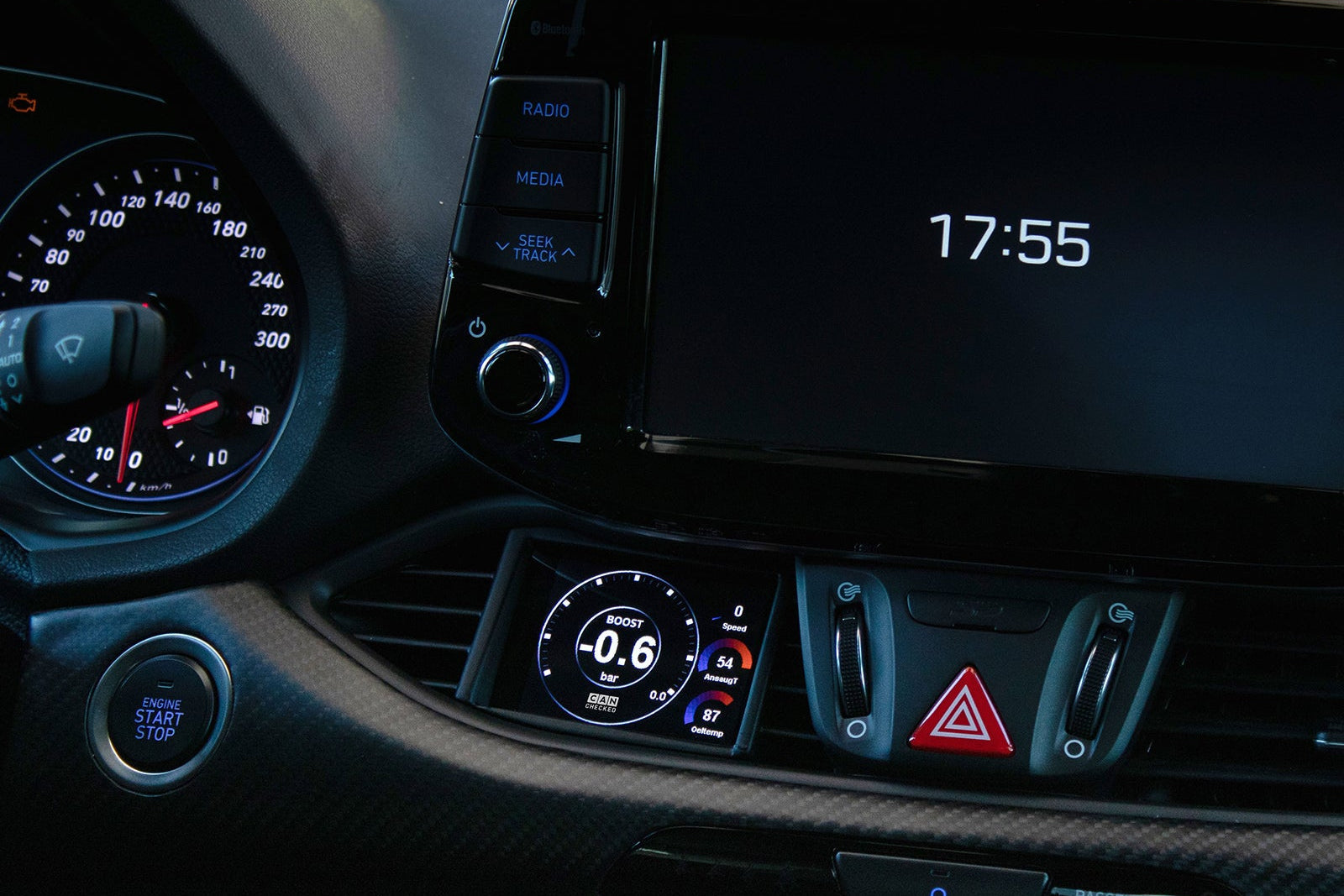 CANchecked Hyundai PD i30N Pre-Facelift MFD28 Multi Function Display | 2.8" Gen2 (LHD)-Interior-Grocery Getter Performance