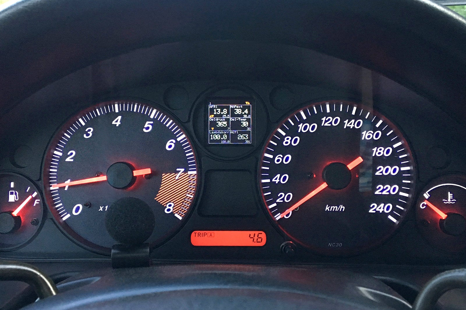 CANchecked Mazda NA Miata MX-5 MFA2.0 Multi Function Display | 1.5" Gen2 Cluster Install (LHD/RHD)-Interior-Grocery Getter Performance