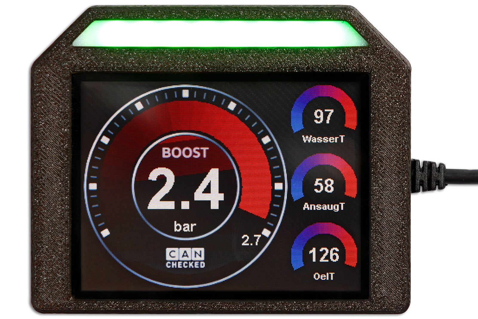 CANchecked MFD32S Multi Function Universal Display | 3.2" Gen2 with Integrated Shiftlight-Interior-Grocery Getter Performance
