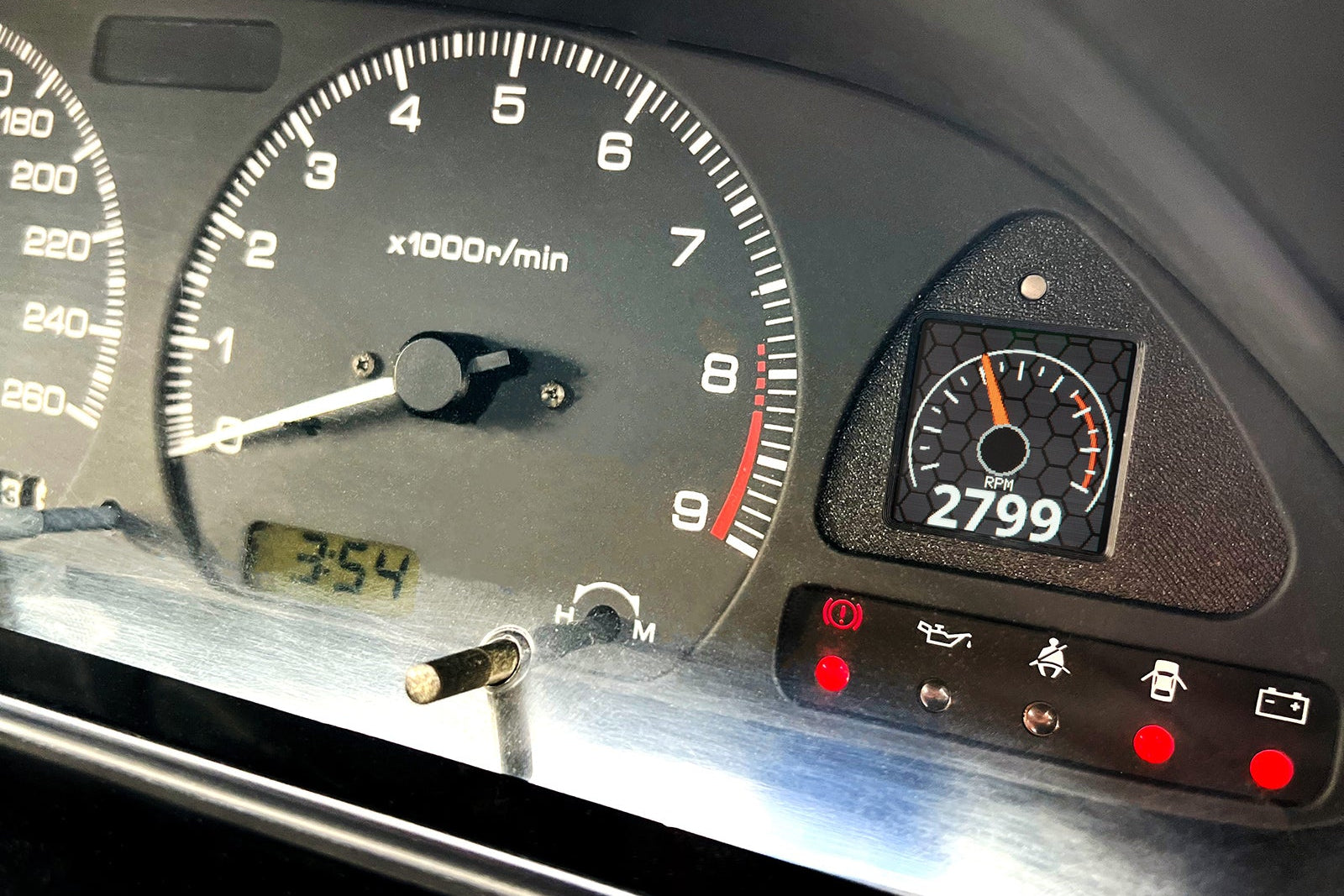 CANchecked Nissan 200SX S13 MFA2.0 Multi Function Display | 1.5" Gen2 Cluster Install (LHD/RHD)-Interior-Grocery Getter Performance