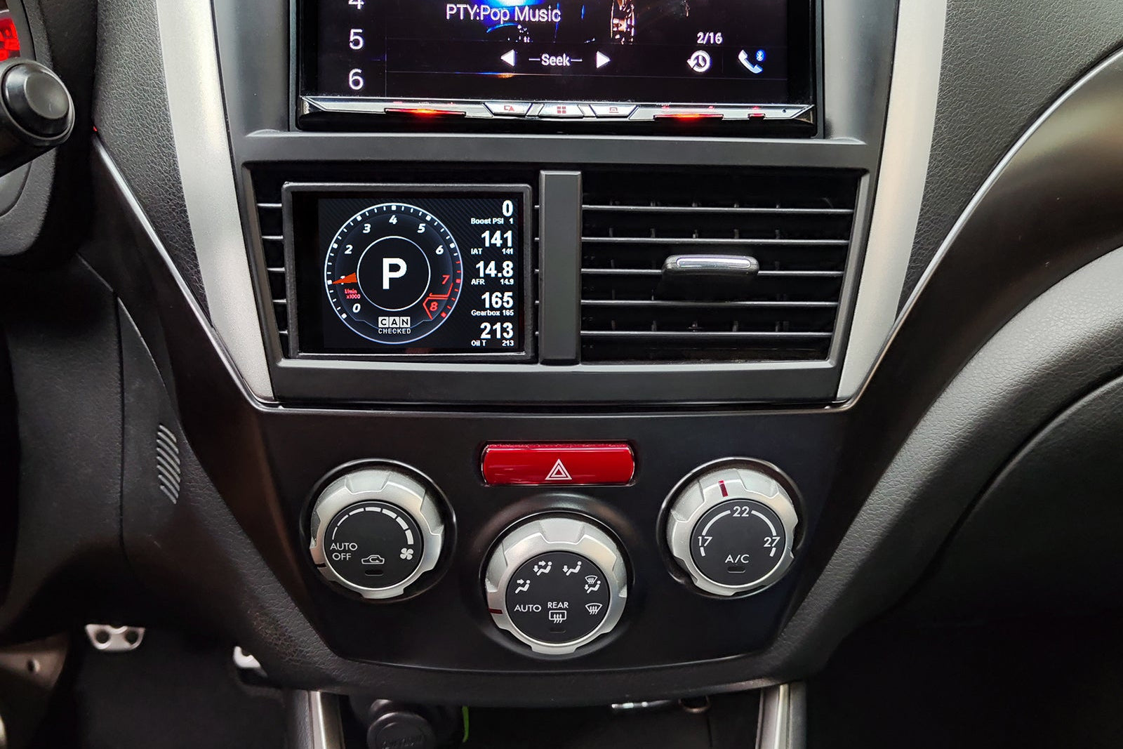 CANchecked Subaru GR Impreza WRX (MK3) MFD32 Multi Function Display | 3.2" Gen2 (LHD)-Interior-Grocery Getter Performance