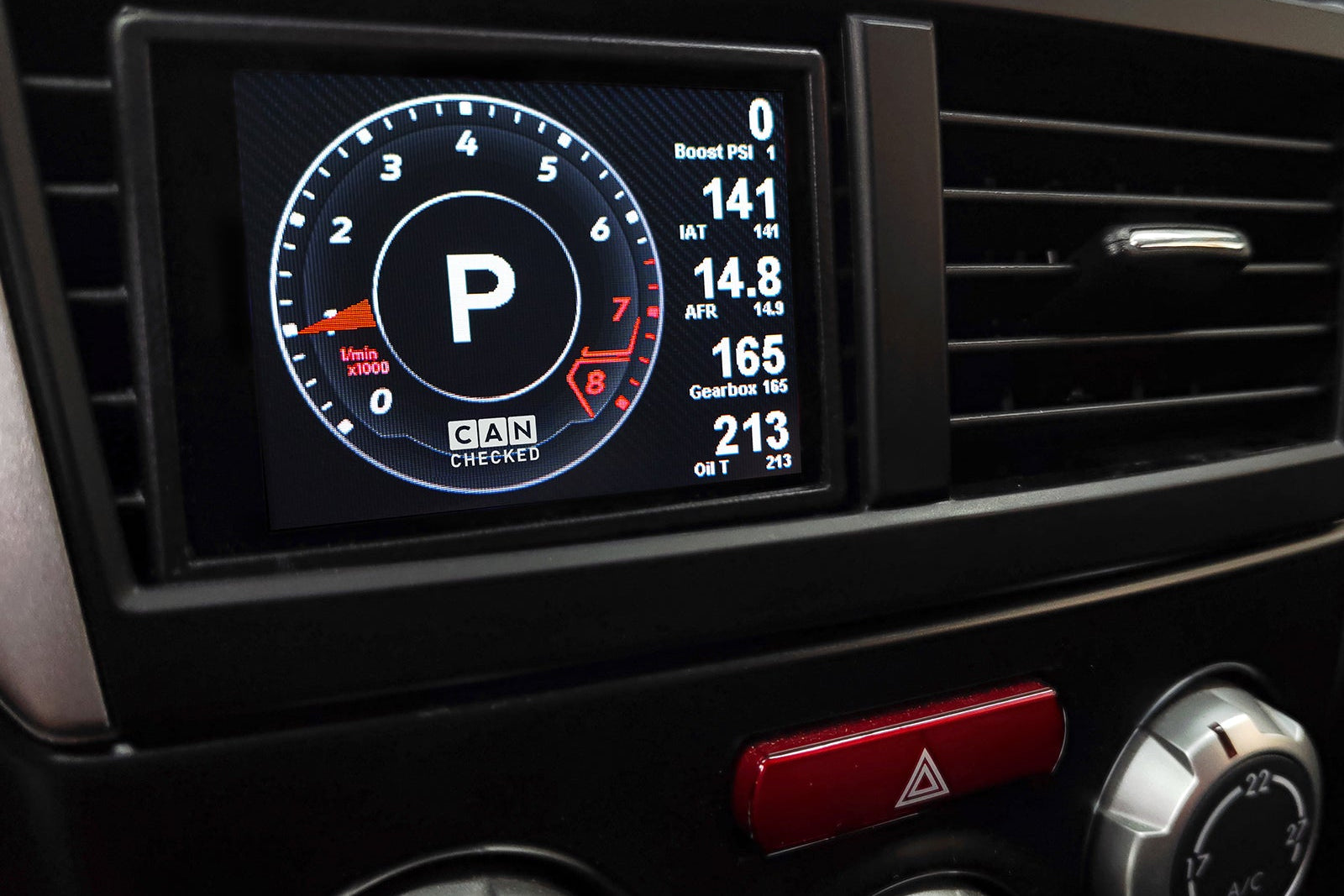 CANchecked Subaru GR Impreza WRX (MK3) MFD32 Multi Function Display | 3.2" Gen2 (LHD)-Interior-Grocery Getter Performance