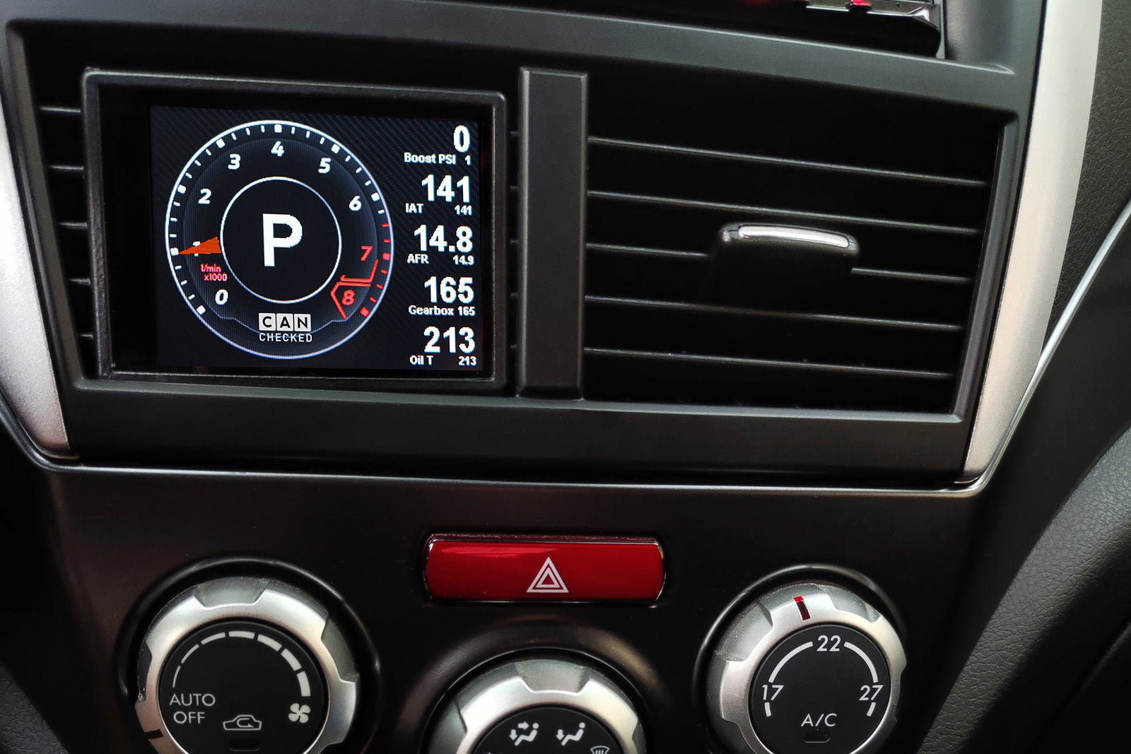 CANchecked Subaru GR Impreza WRX (MK3) MFD32 Multi Function Display | 3.2" Gen2 (LHD)-Interior-Grocery Getter Performance