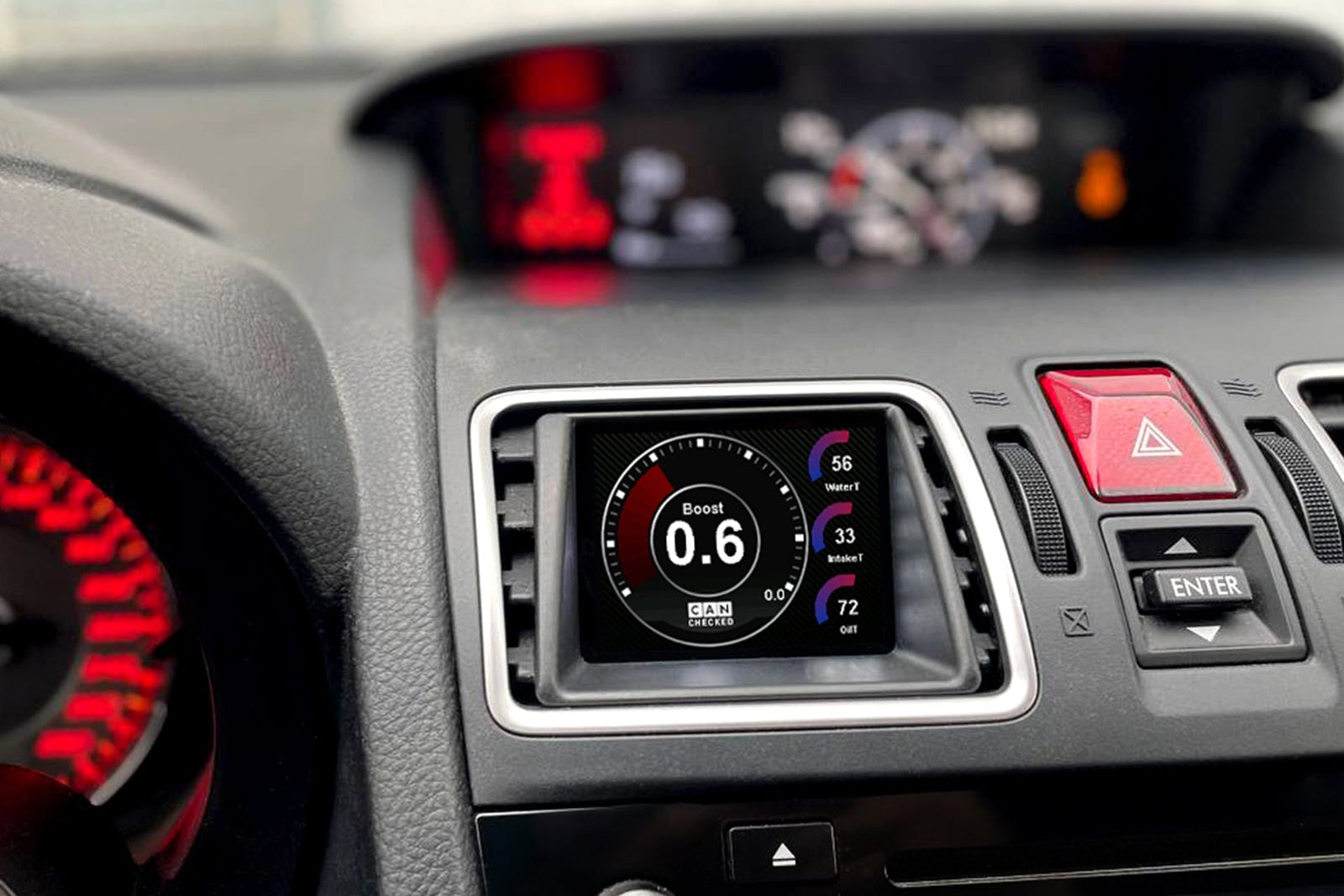 CANchecked Subaru VA WRX / STI (MK4) MFD28 Multi Function Display | 2.8" Gen2 (LHD)-Interior-Grocery Getter Performance