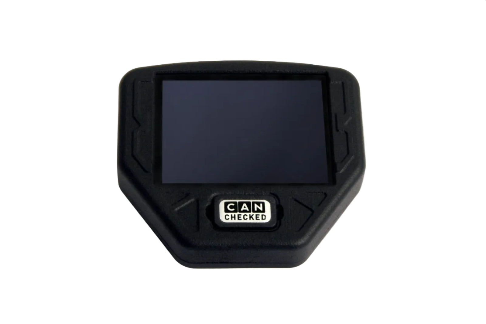 CANchecked SWD32 Multi Function Display | 3.2" Gen2 - For Dished Steering Wheels-Interior-Grocery Getter Performance