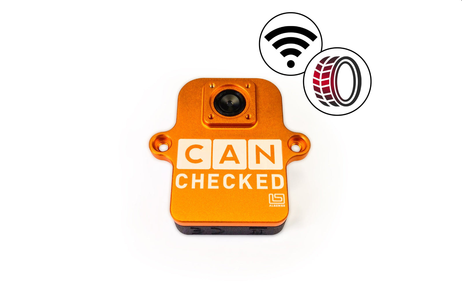 CANchecked TMU01 Tire Temperature Single Replacement Monitor - Wireless-Wheels-Grocery Getter Performance
