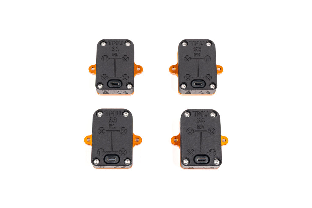 CANchecked TMU04 Tire Temperature Monitoring Set - Wireless and Charging Box-Wheels-Grocery Getter Performance