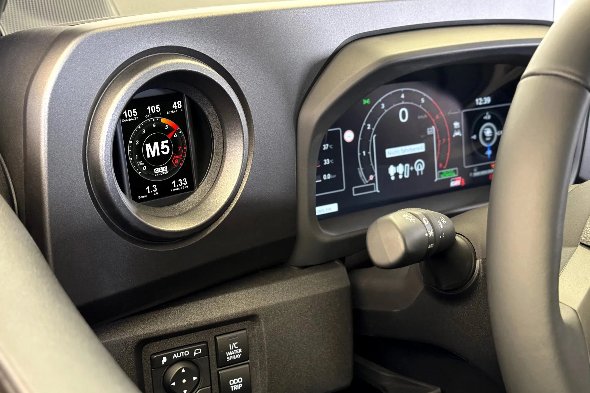 CANchecked Toyota XP210 GR Yaris 2024+ / ZN8 GR86 MFD28 Multi Function Display | 2.8" Gen2 (LHD/RHD)-Interior-Grocery Getter Performance
