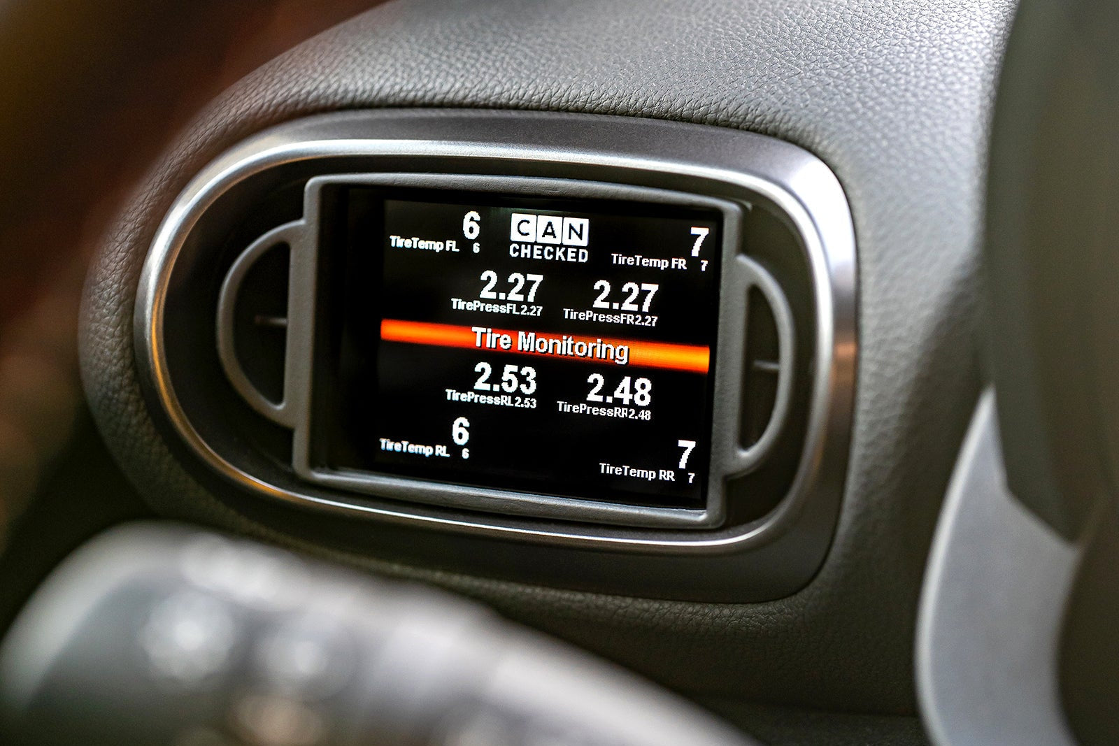 CANchecked Toyota XP210 Yaris MFD32 Multi Function Display | 3.2" Gen2 (LHD) - For Standalone ECU-Interior-Grocery Getter Performance