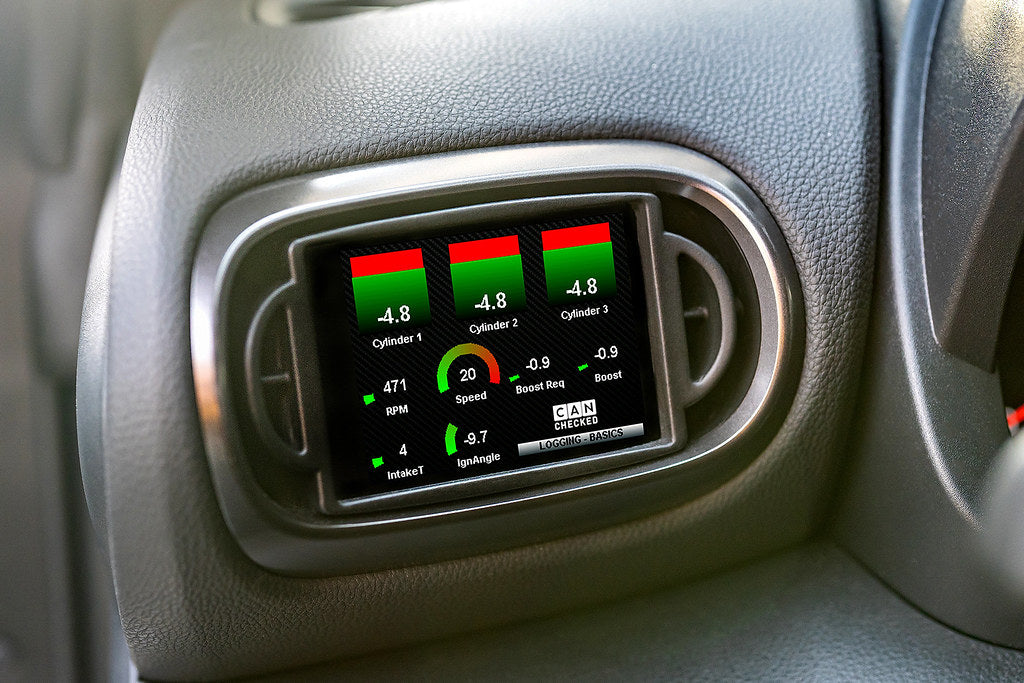 CANchecked Toyota XP210 Yaris Pre-Facelift MFD32 Multi Function Display | 3.2" Gen2 (LHD)-Interior-Grocery Getter Performance