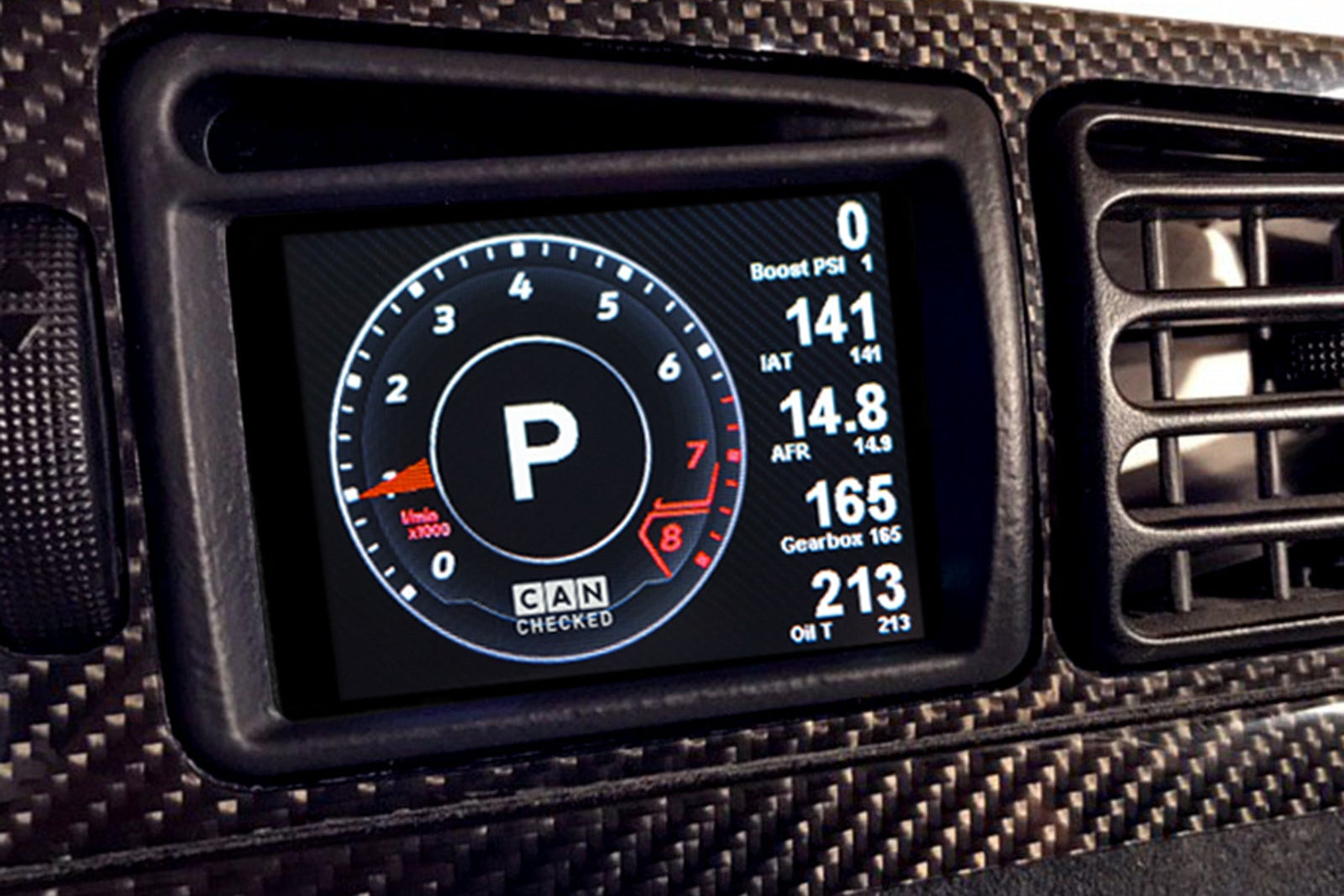 CANchecked VW Corrado Facelift MFD28 Multi Function Display | 2.8" Gen2 (LHD)-Interior-Grocery Getter Performance
