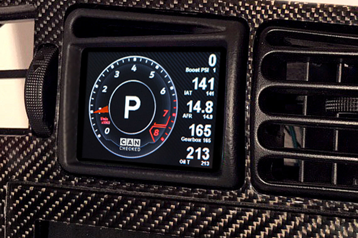 CANchecked VW Corrado Facelift MFD28 Multi Function Display | 2.8" Gen2 (LHD)-Interior-Grocery Getter Performance