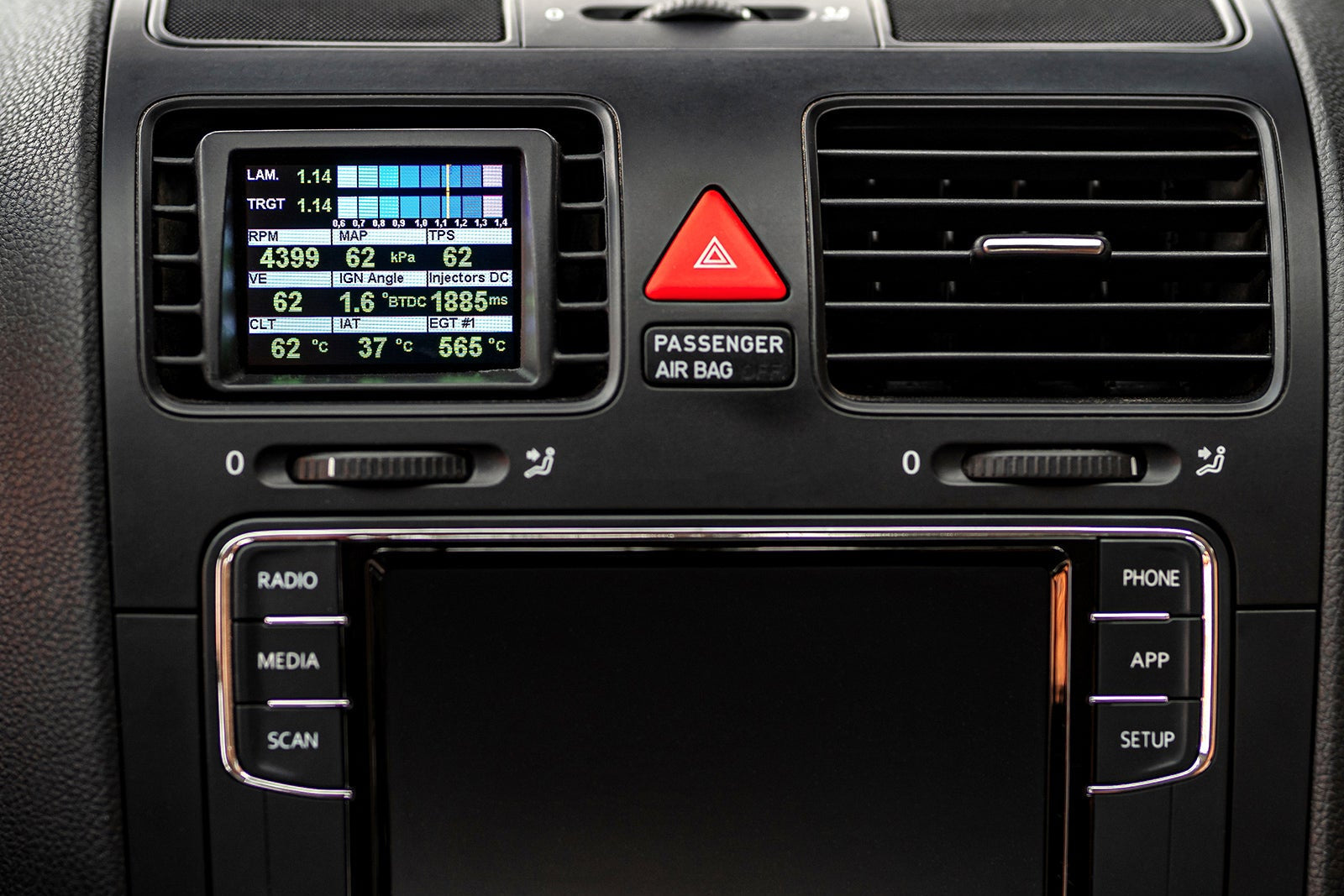 CANchecked VW MK5 Golf MFD28 Multi Function Display | 2.8" Gen2 (LHD/RHD)-Interior-Grocery Getter Performance