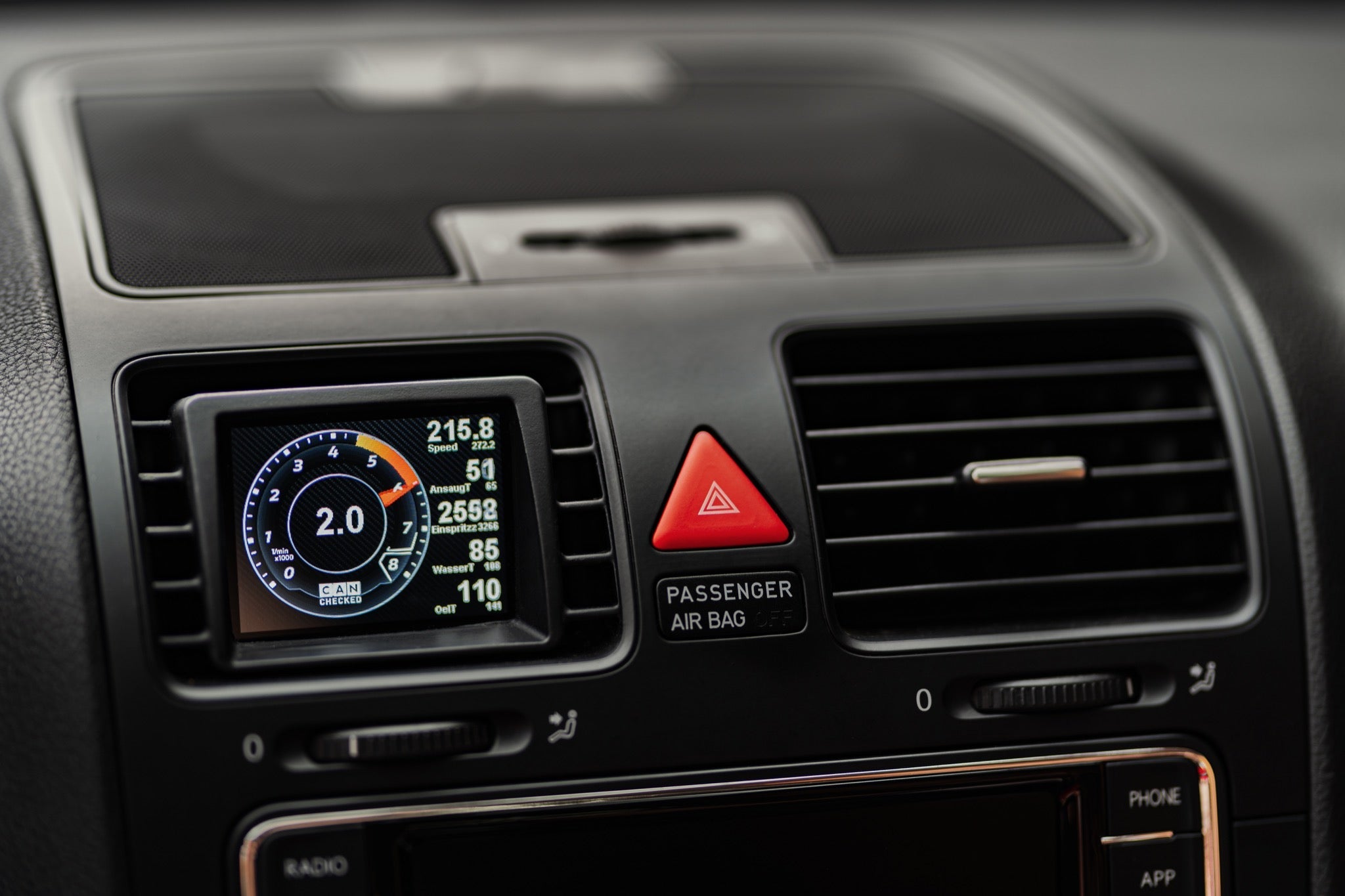 CANchecked VW MK5 Golf MFD32 Multi Function Display | 3.2" Gen2 (LHD)-Interior-Grocery Getter Performance