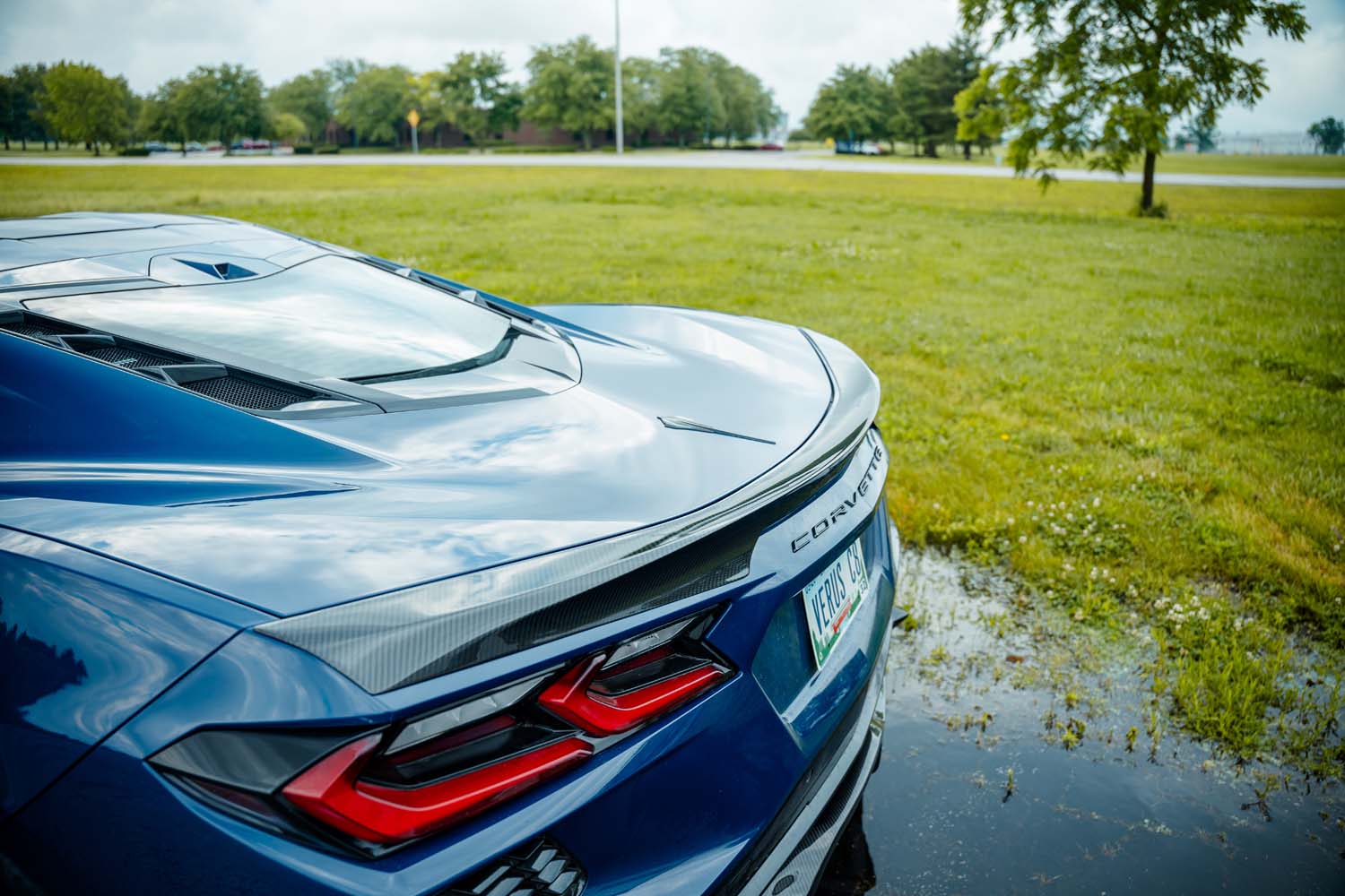 Carbon Ducktail Rear Spoiler - Corvette Stingray (C8)-Grocery Getter Performance
