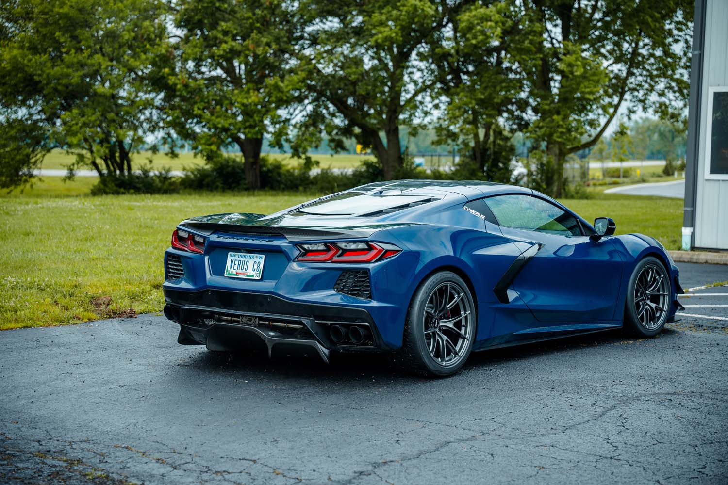 Carbon Ducktail Rear Spoiler - Corvette Stingray (C8)-Grocery Getter Performance