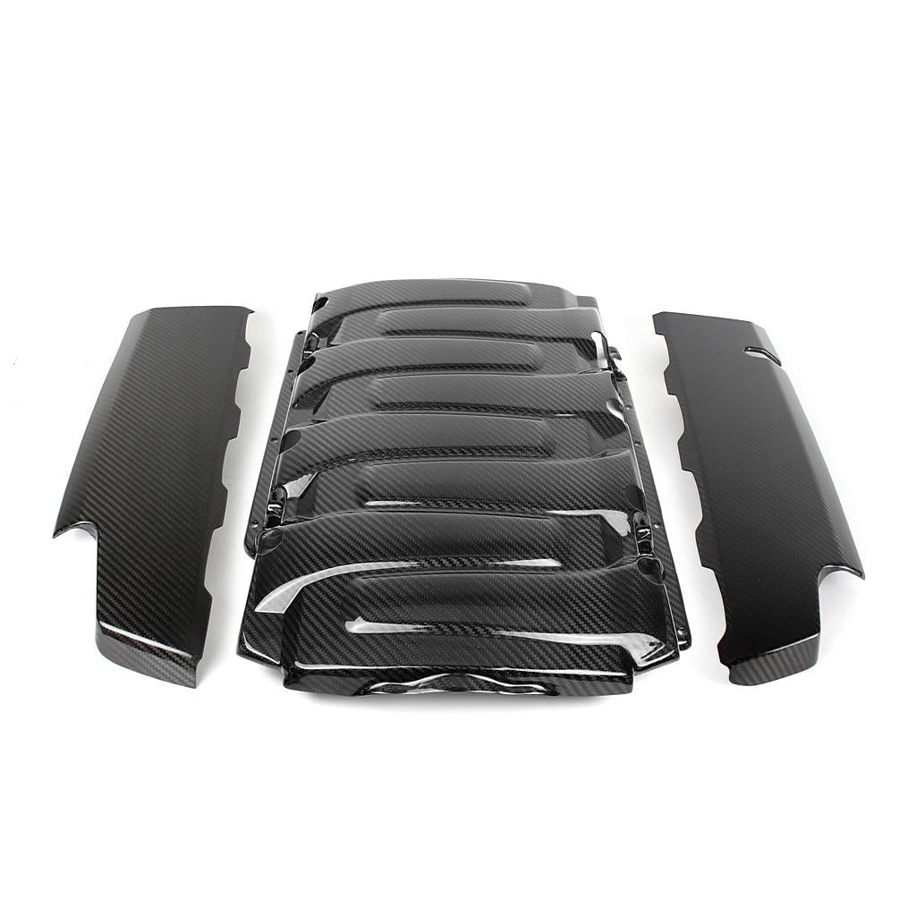 Carbon Fiber Chevrolet Corvette C7 Engine Cover Package-Engine Bay Enhancement-Grocery Getter Performance