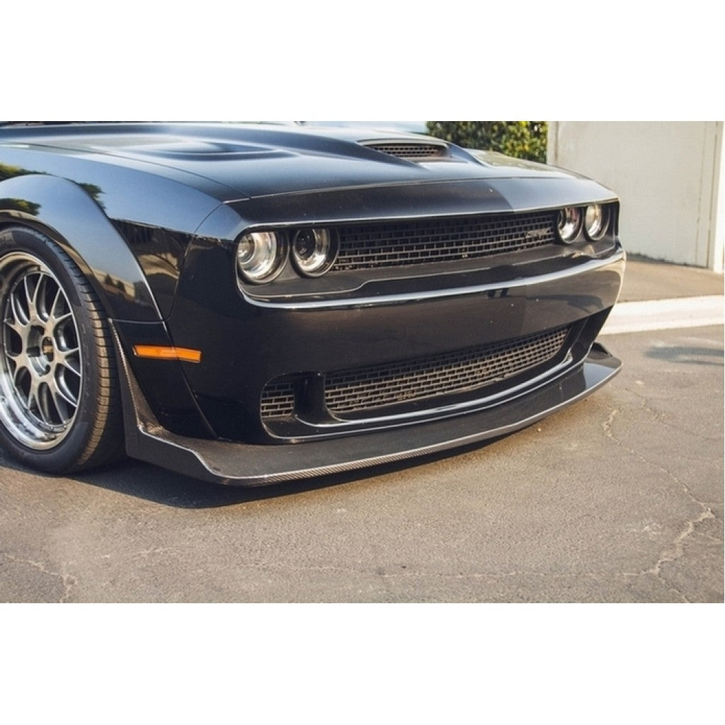 Carbon Fiber Dodge Challenger Hellcat Front Airdam / Lip 2015-2023-Front Air Dam-Grocery Getter Performance