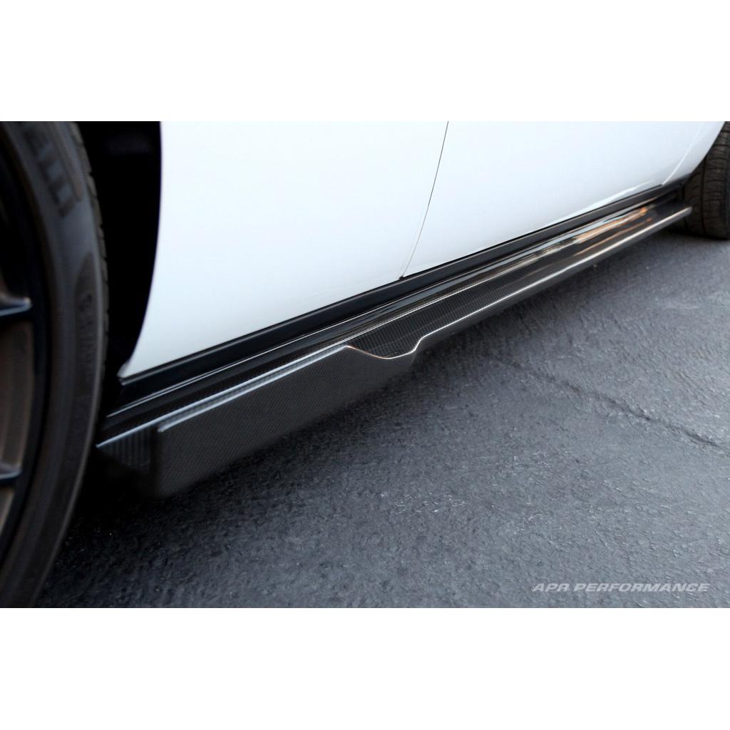 Carbon Fiber Dodge Challenger Hellcat Side Rocker Extension 2015-2023 Challenger hellcat-Side Rocker Extensions-Grocery Getter Performance