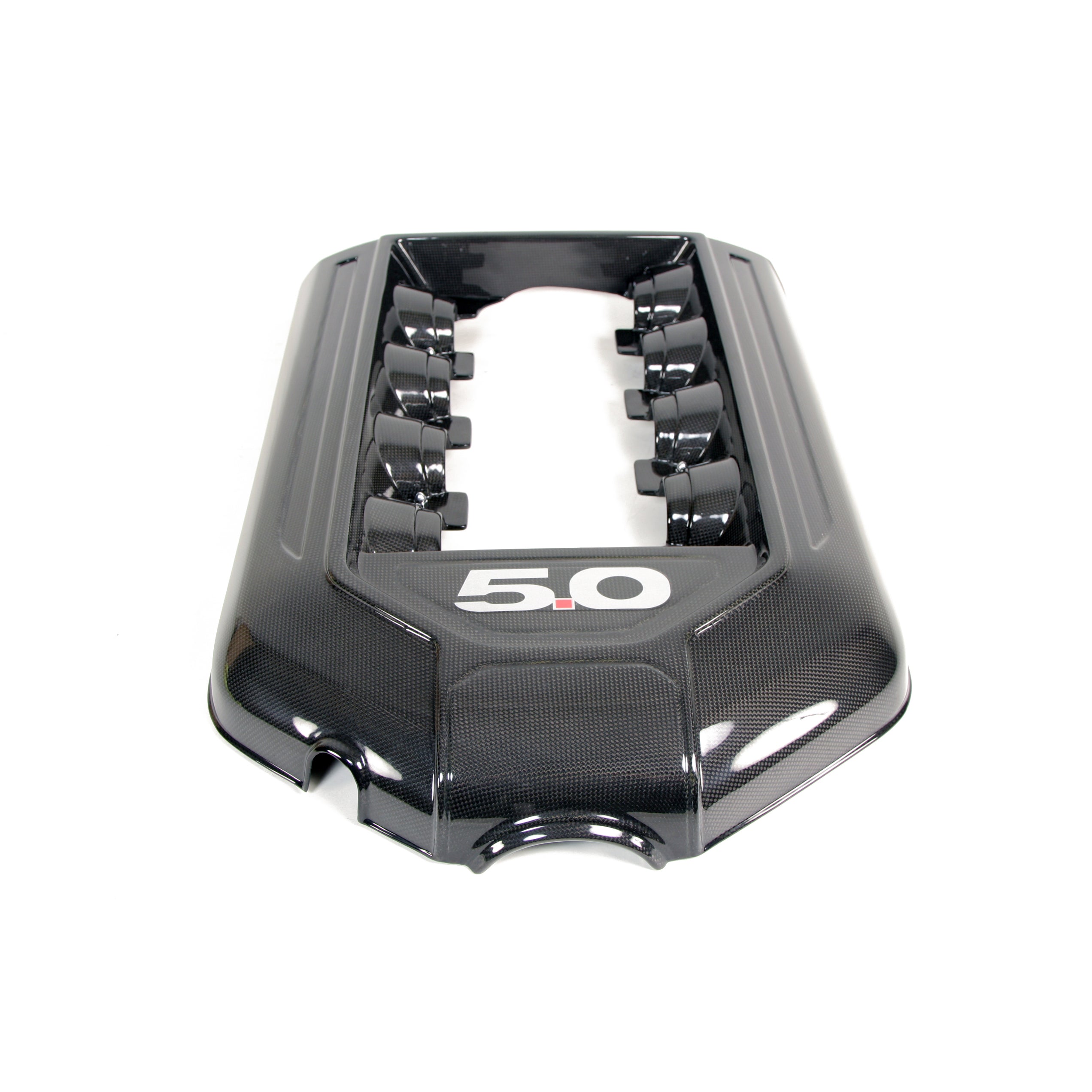 Carbon Fiber Ford Mustang GT 5.0 Engine Plenum Cover 2011-2014 (Manual Trans.)-Engine Bay Enhancement-Grocery Getter Performance