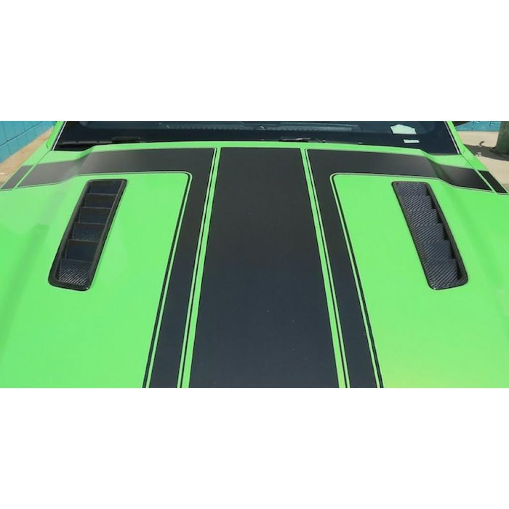 Carbon Fiber Ford Mustang GT Hood Vents 2013-14-Hood Vent-Grocery Getter Performance