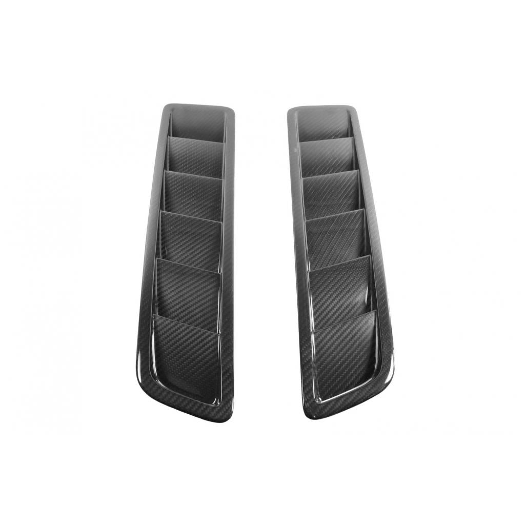 Carbon Fiber Ford Mustang GT Hood Vents 2013-14-Hood Vent-Grocery Getter Performance