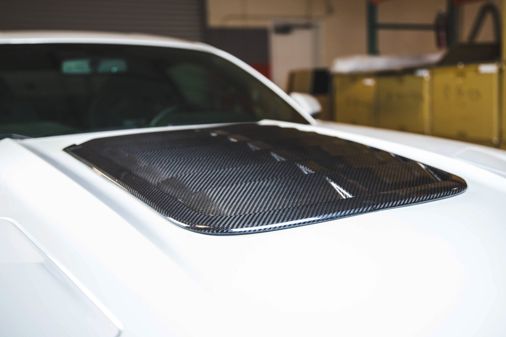 Carbon Fiber Ford Mustang Hood Vent 2015 - 2017-Hood Vent-Grocery Getter Performance