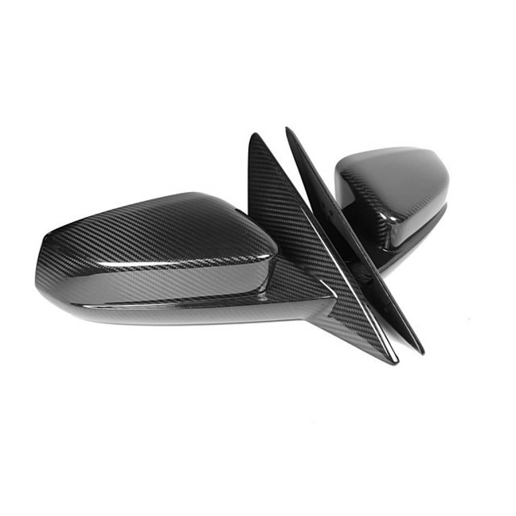 Carbon Fiber Ford Mustang Replacement Mirrors 2010-2014-Mirror Covers-Grocery Getter Performance