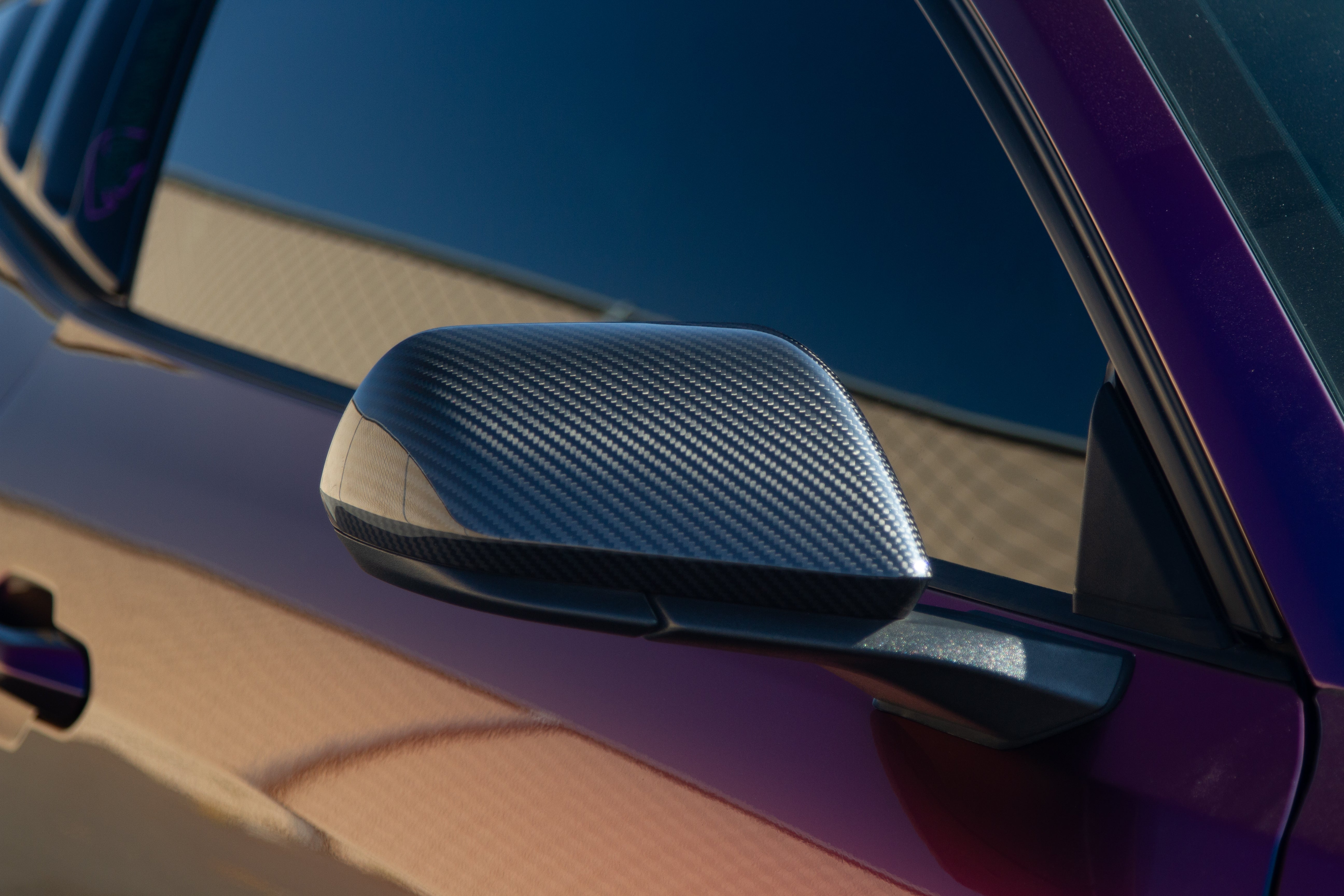 Carbon Fiber Ford Mustang S550 / S650 / GT350 / GT500 Replacement Mirrors 2015-2025-Mirror Covers-Grocery Getter Performance