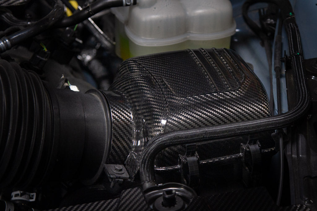 Carbon Fiber Ford Mustang S650 Dark Horse Intake Box Top Cover 2024 - Current-Cooling Plate-Grocery Getter Performance