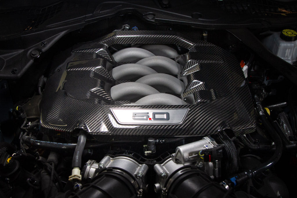 Carbon Fiber Ford Mustang S650 Engine Cover 2024 - Current-Cooling Plate-Grocery Getter Performance