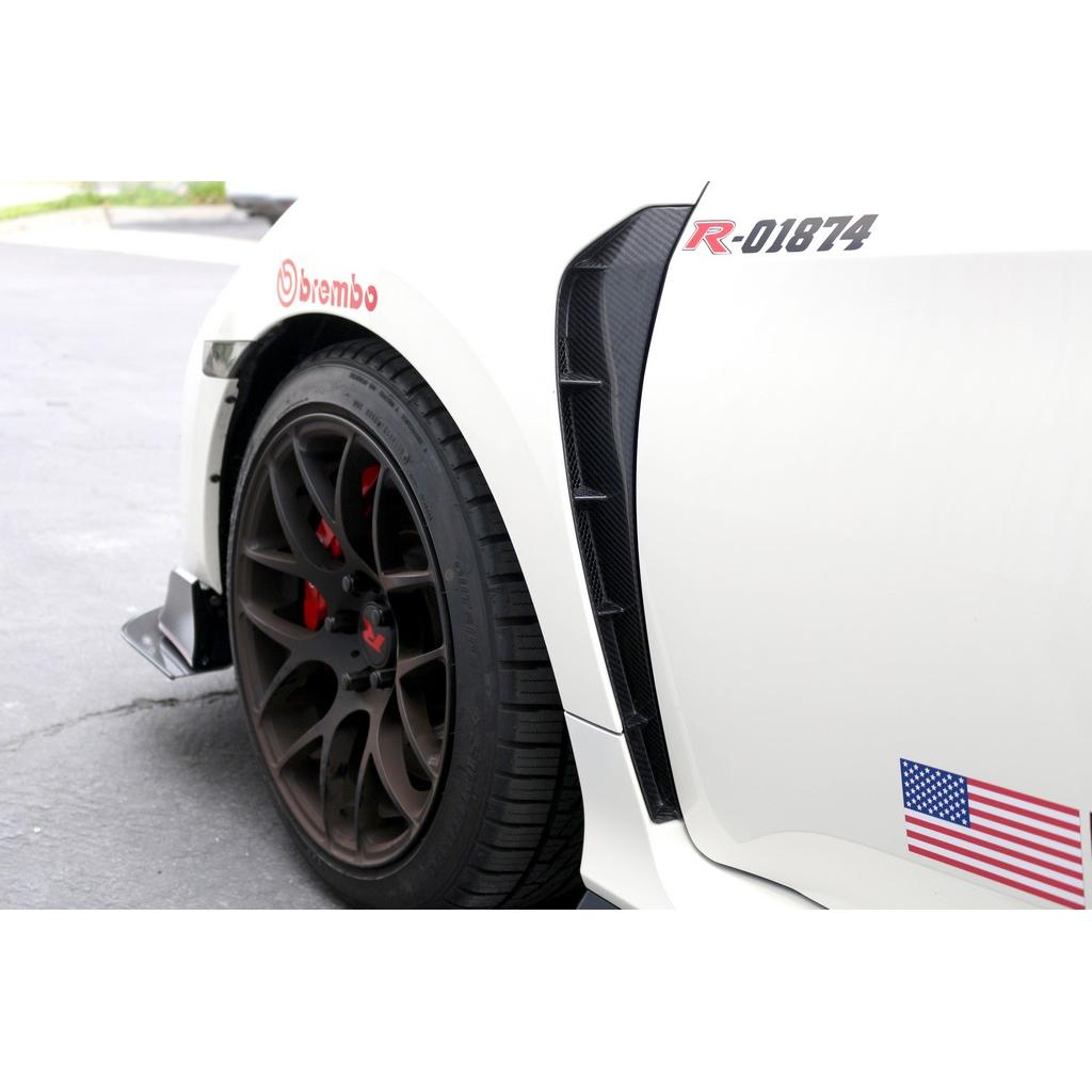 Carbon Fiber Honda FK8 Civic Type R Fender Vents 2017 - 2021-Fender Vent-Grocery Getter Performance