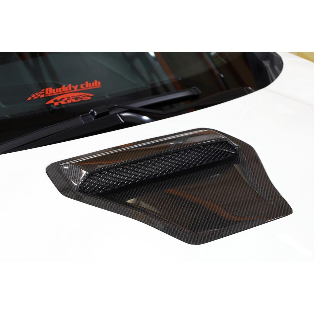 Carbon Fiber Honda FK8 Civic Type R Hood Vent Scoop 2017 - 2021-Hood Vent-Grocery Getter Performance