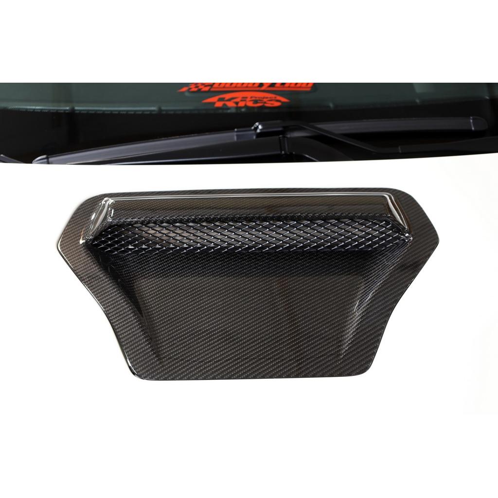 Carbon Fiber Honda FK8 Civic Type R Hood Vent Scoop 2017 - 2021-Hood Vent-Grocery Getter Performance
