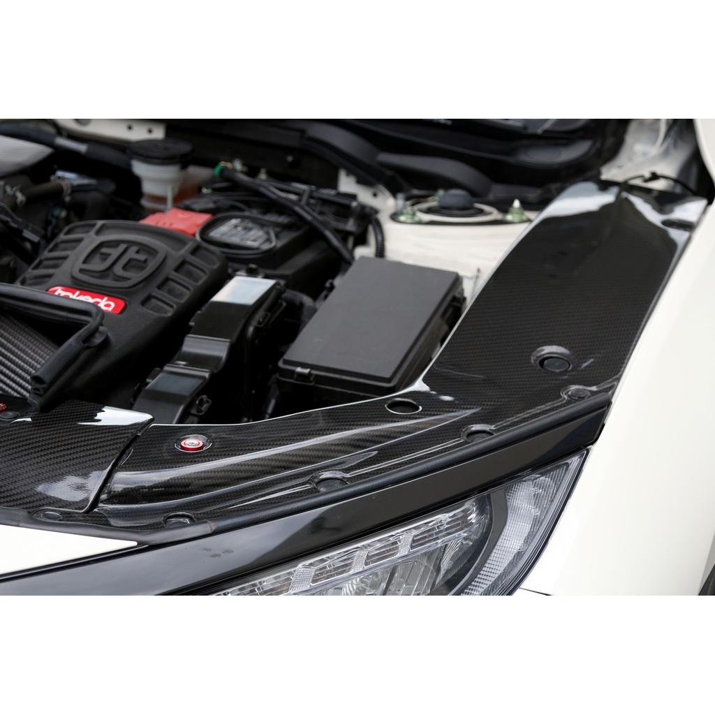 Carbon Fiber Honda FK8 Civic Type R Radiator Cooling Plate 2017-2021-Cooling Plate-Grocery Getter Performance