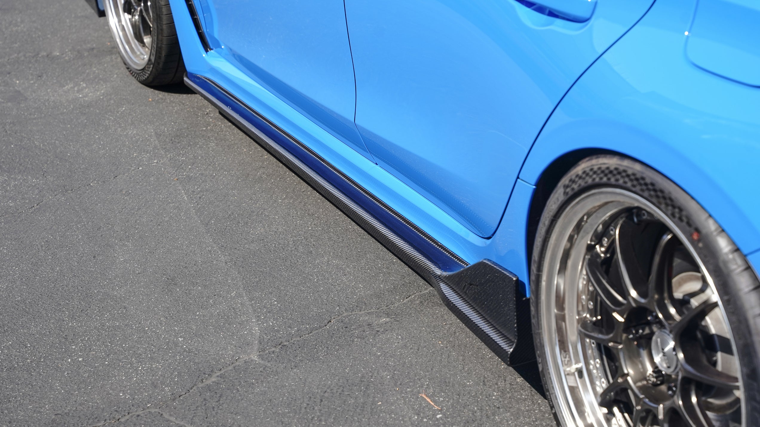 Carbon Fiber Honda FL5 Civic Type R Side Rocker Extensions/ Side Skirt 2023 - Current-Side Rocker Extensions-Grocery Getter Performance