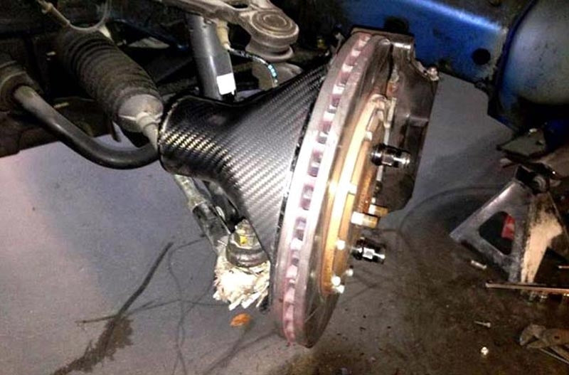 Carbon Fiber Honda S2000 AP2 Brake Rotor Cooling Kit 2004-2009-Air ducts-Grocery Getter Performance