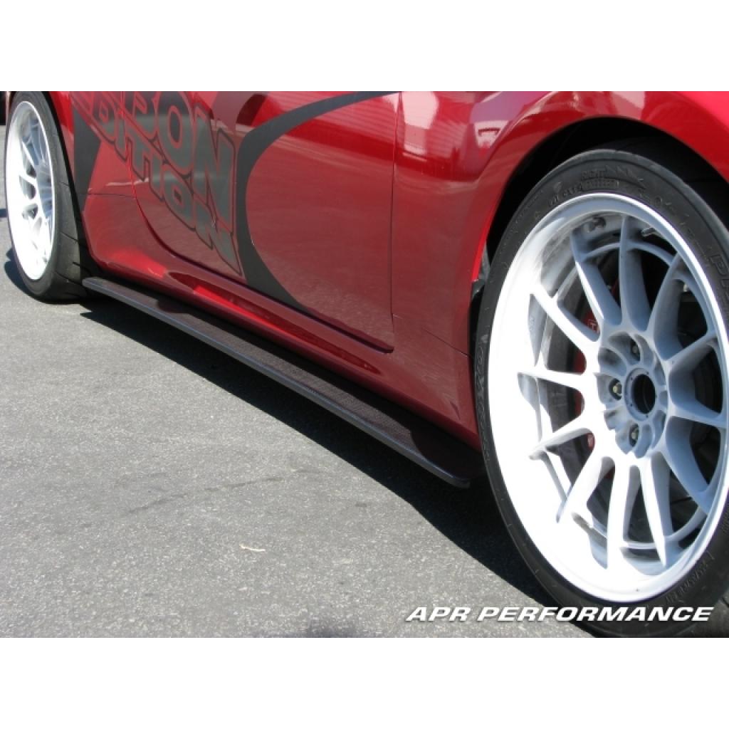 Carbon Fiber Hyundai Genesis Coupe Side Rocker Extensions/ Side Skirt 2009-2012-Side Rocker Extensions-Grocery Getter Performance