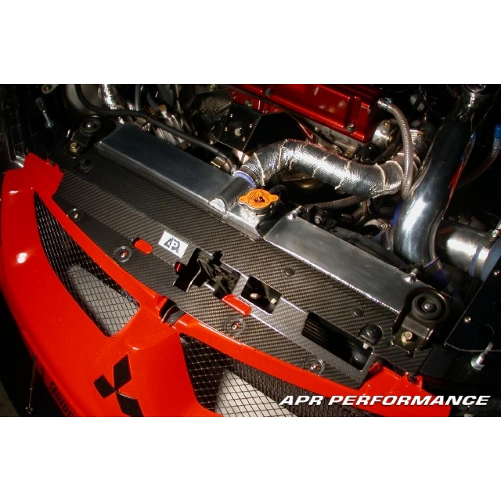Carbon Fiber Mitsubishi Evo 8 / 9 (Evo 8,9) Radiator Cooling Plate 2003-2007-Cooling Plate-Grocery Getter Performance