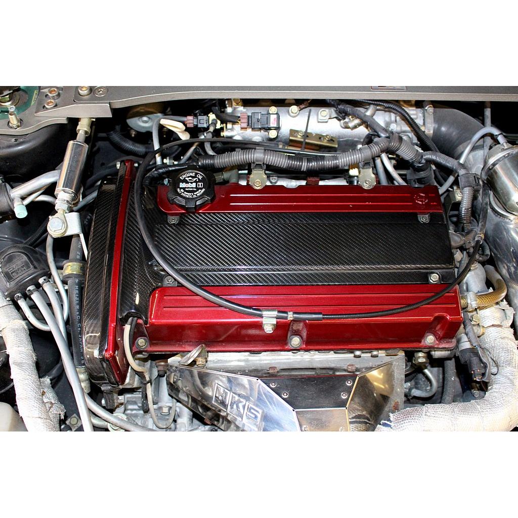 Carbon Fiber Mitsubishi Evolution 8 / 9 (Evo 8,9) Cam Gear Cover 2003-2007-Engine Bay Enhancement-Grocery Getter Performance