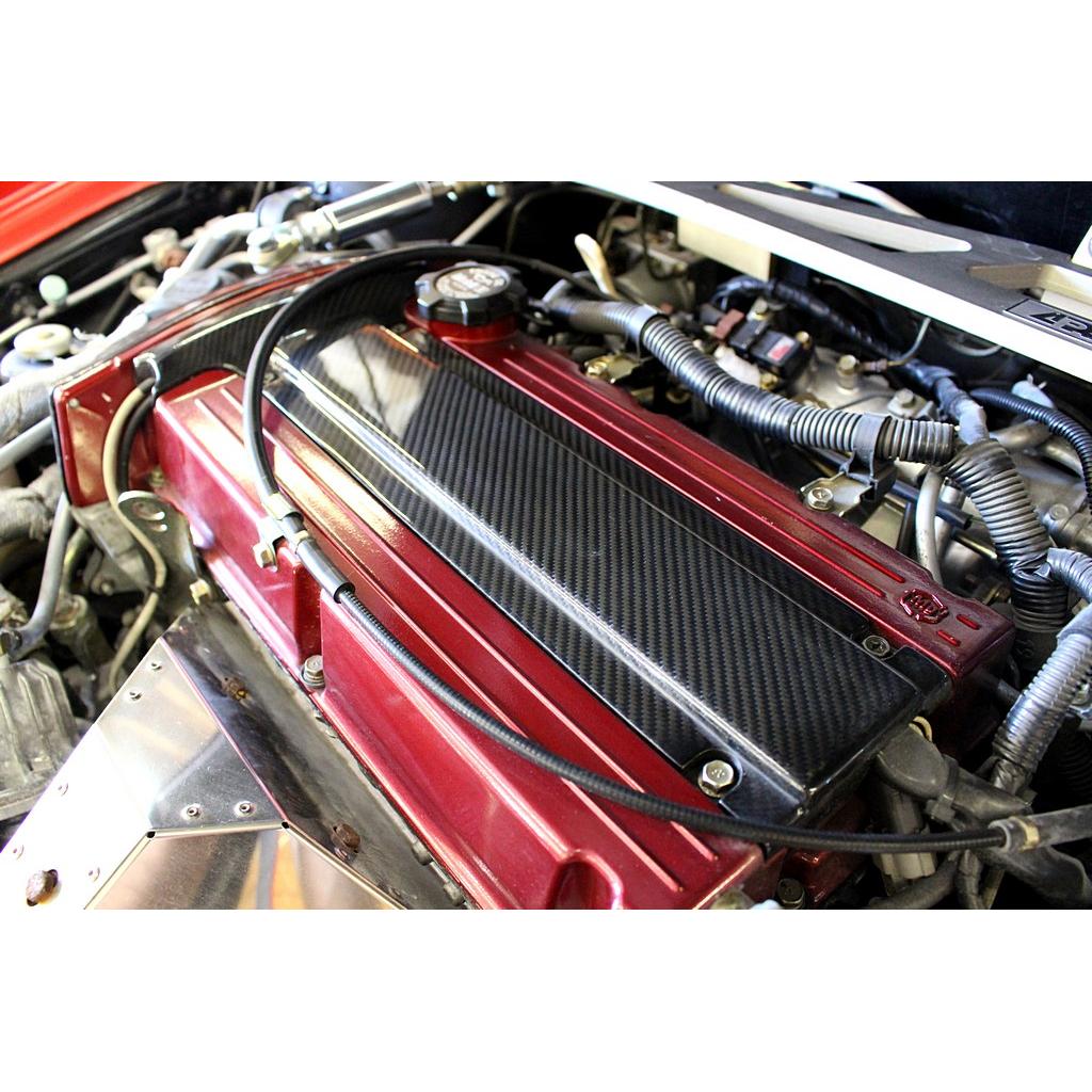 Carbon Fiber Mitsubishi Evolution 8 / 9 (Evo 8,9) Spark Plug Cover 2003-2007-Engine Bay Enhancement-Grocery Getter Performance