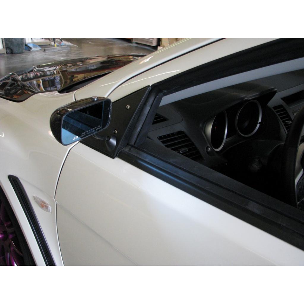 Carbon Fiber Mitsubishi Evolution X (Evo X) Formula GT3 Mirrors 2008-2016-Formula GT3 Mirrors-Grocery Getter Performance