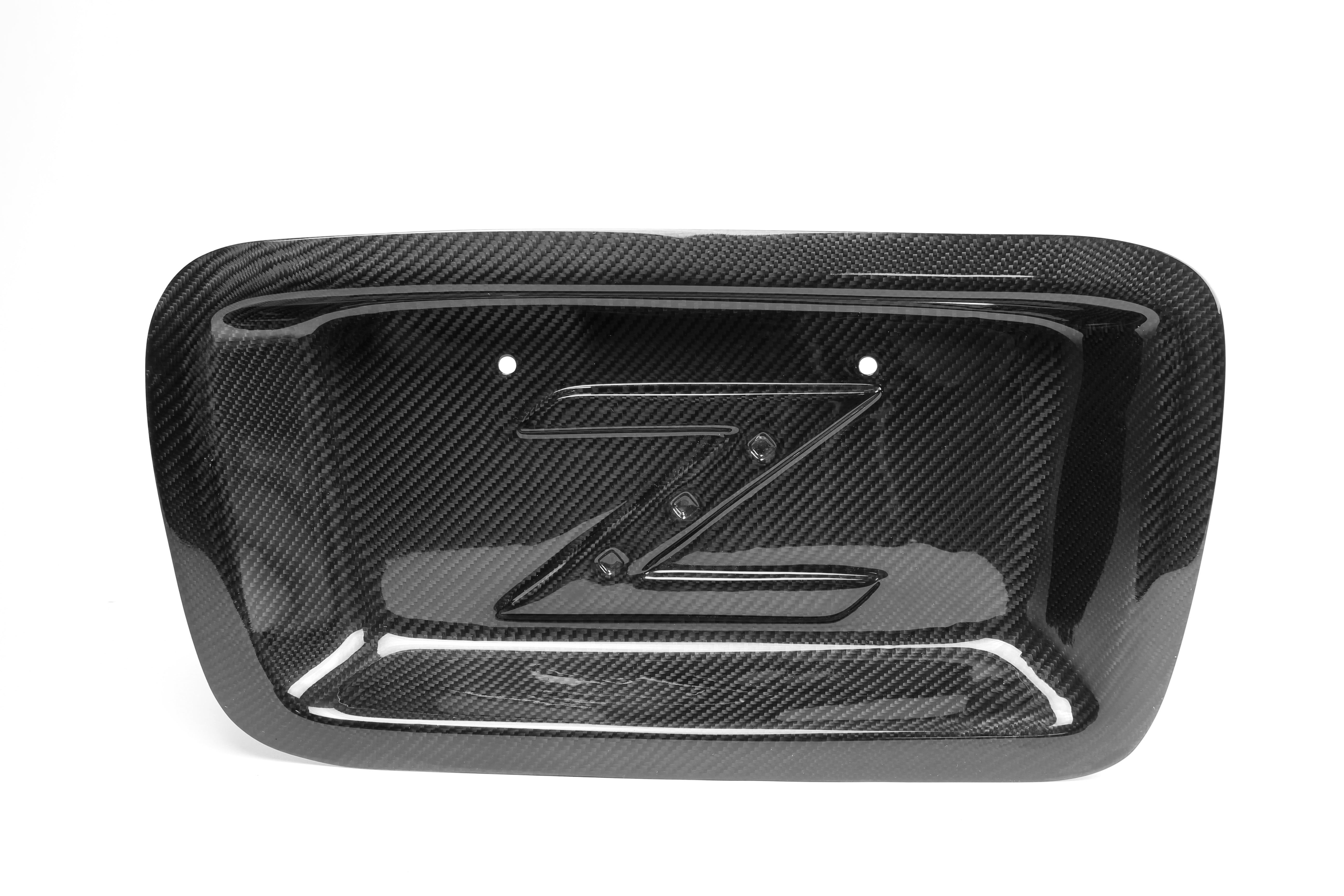 Carbon Fiber Nissan 350 Z License Plate Backing 2002-2008-License plate backing-Grocery Getter Performance