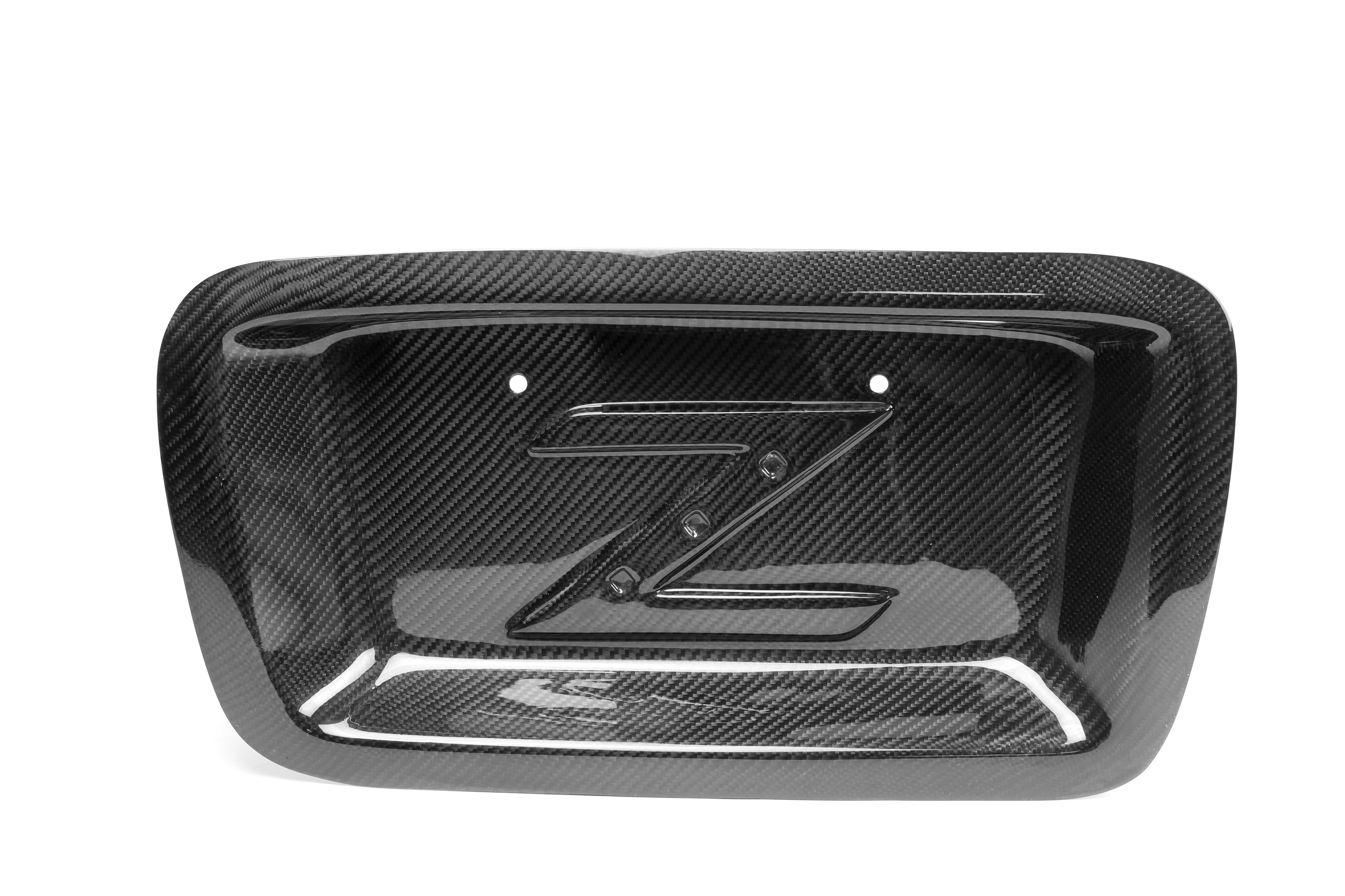 Carbon Fiber Nissan 350 Z License Plate Backing 2002-2008-License plate backing-Grocery Getter Performance