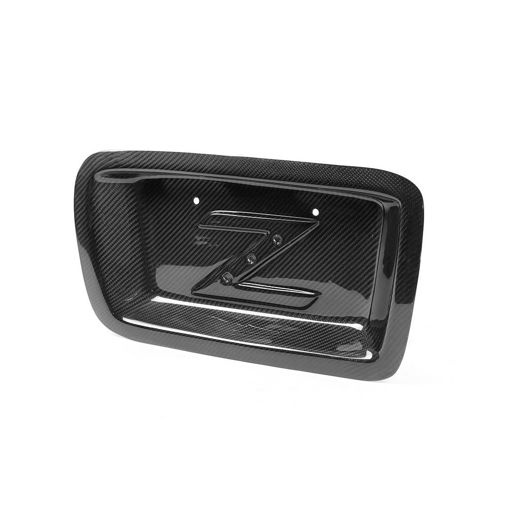 Carbon Fiber Nissan 350 Z License Plate Backing 2002-2008-License plate backing-Grocery Getter Performance