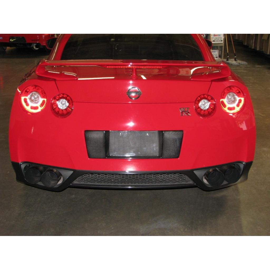 Carbon Fiber Nissan GTR R35 License Plate Backing 2008-2011-License plate backing-Grocery Getter Performance