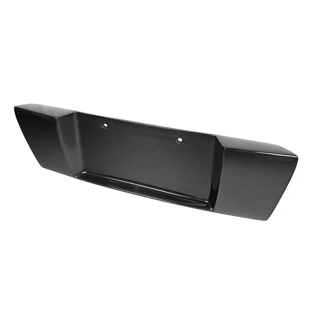 Carbon Fiber Nissan GTR R35 License Plate Backing 2008-2011-License plate backing-Grocery Getter Performance