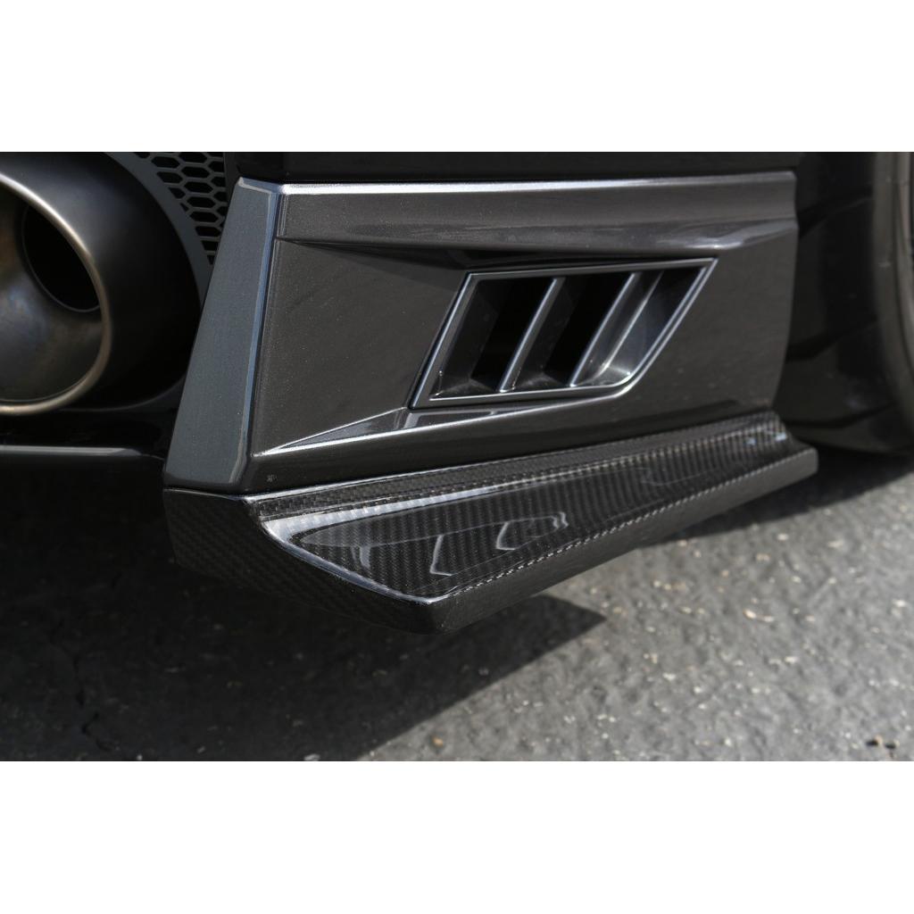 Carbon Fiber Nissan GTR-R35 Rear Bumper Skirts 2017-2022-Rear Bumper Skirts-Grocery Getter Performance