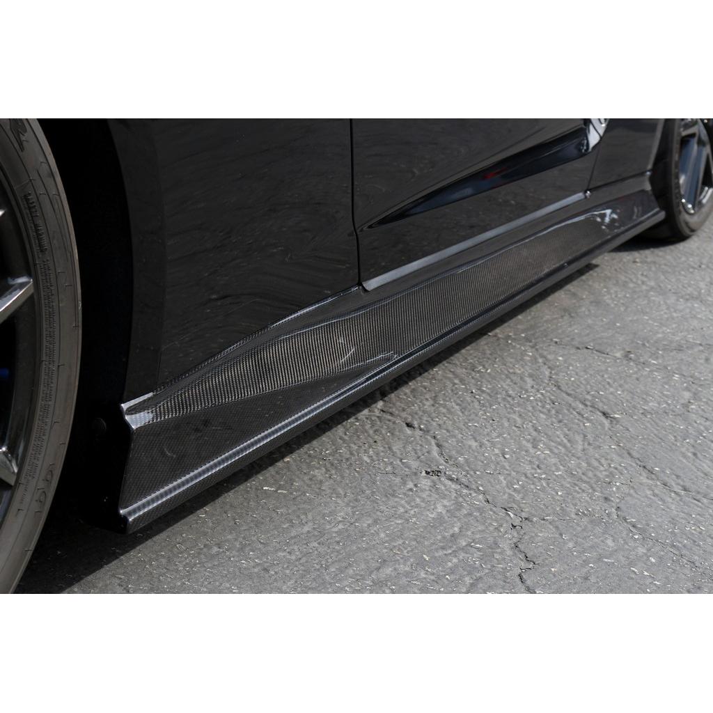 Carbon Fiber Nissan GTR R35 Side Rocker Extensions/ Side Skirt 2017-2022-Side Rocker Extensions-Grocery Getter Performance